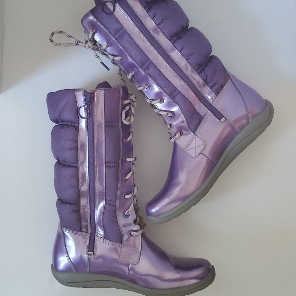 Timberland Winter Snow Boots- Metallic Purple - Picture 10 of 14